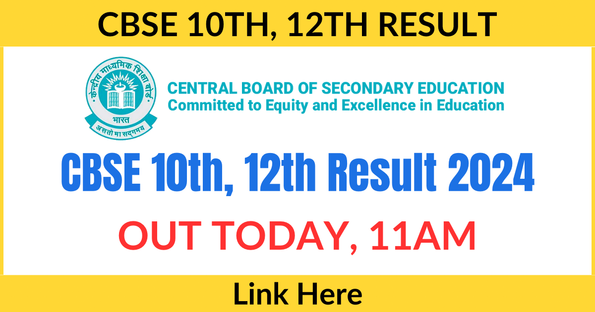 CBSE 10th, 12th Result 2024 TODAY 03 May; Websites to Check